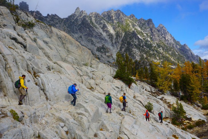 Group with Grantie Background